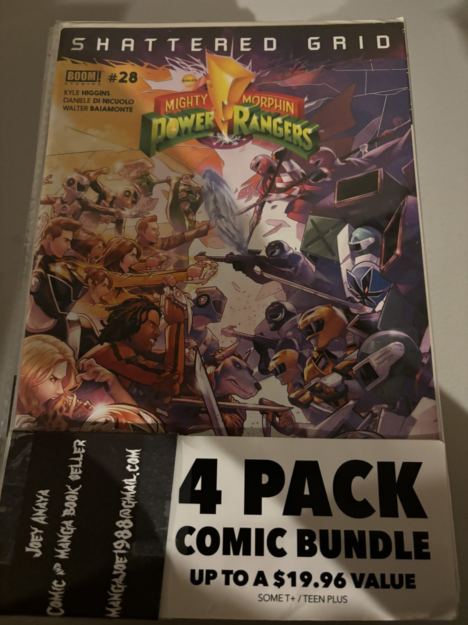 Power Rangers 4 Pack Comic Bundle