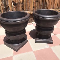 New Flower Pots Made Out Of Cement 