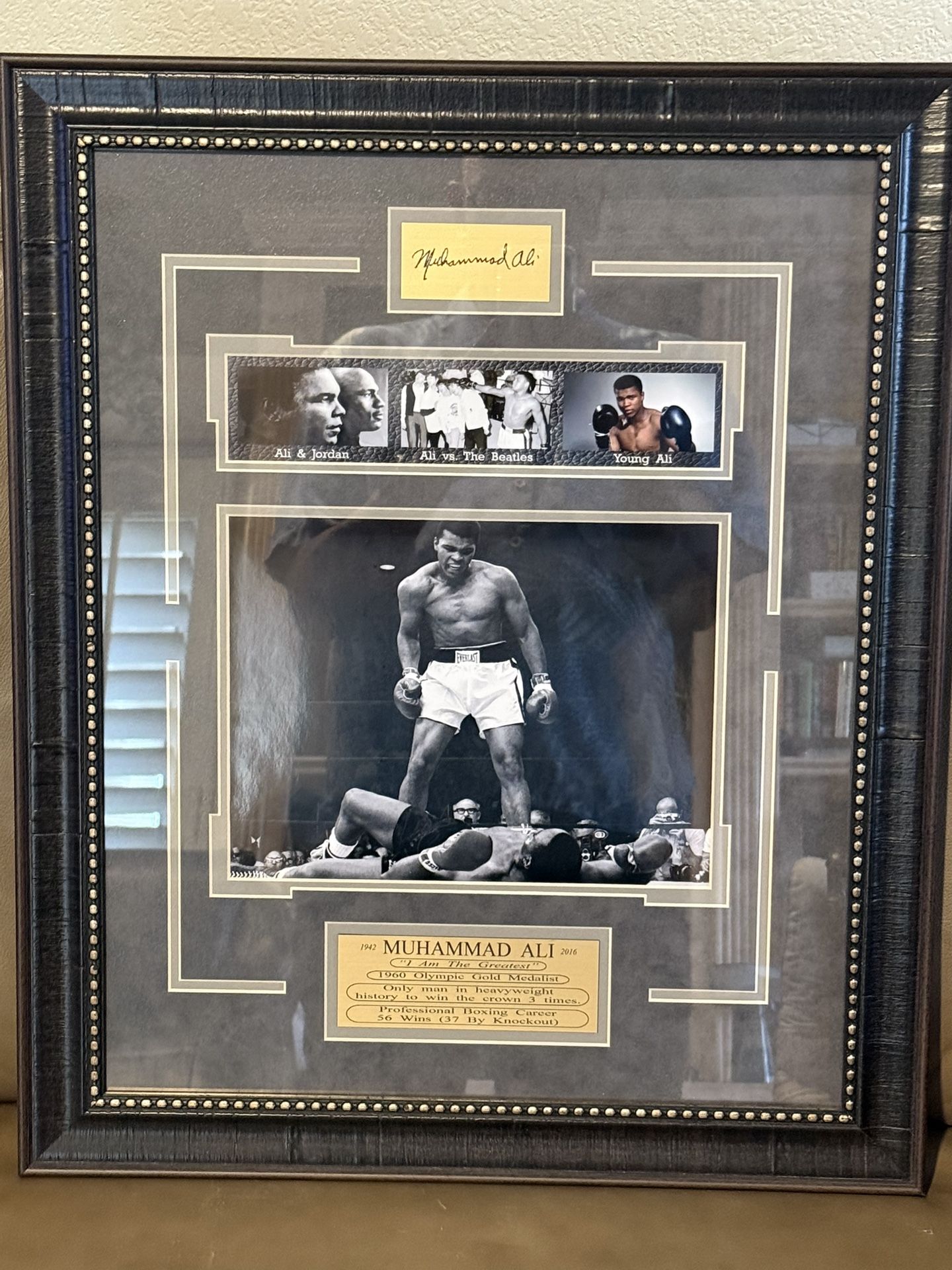 Muhammad Ali framed picture