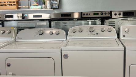 Set whirlpool washer and dryer