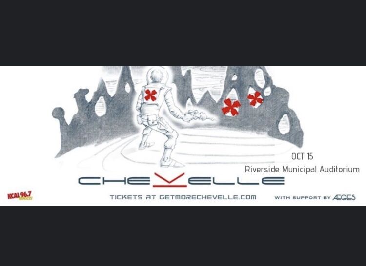 2 tickets to chevelle tonight