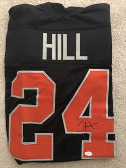 Tyreek Hill signed college jersey