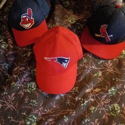 New England Patriots hat Cleveland Indians hat Cardinals hat