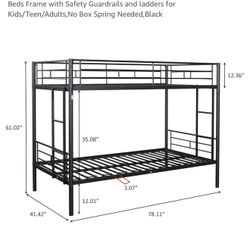 Twin size Bunk Bed