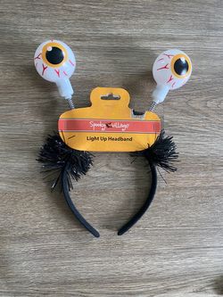 Spooky Village Light Up Eyeball Headband