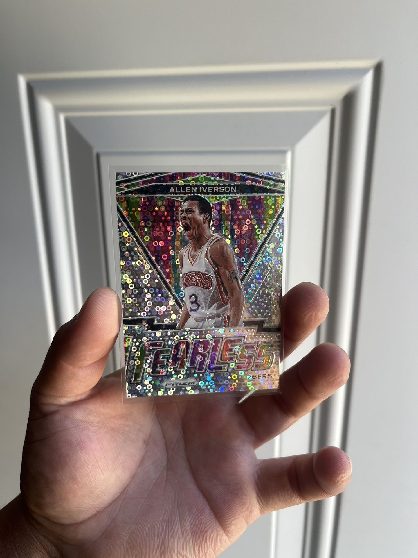 Panini Prizm Allen Iverson Fearless Disco Fast Break