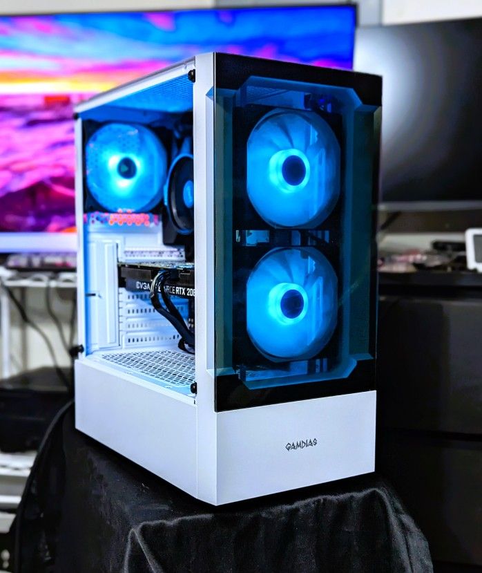 CUSTOM RTX 2060 GAMING PC/RYZEN 5 CPU/FAST 512GB M.2 DRIVE/KB+MOUSE/WiFi+BT