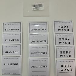 New Self-Adhesive Bottle Labels