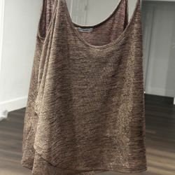 Brown/Gold Top - Urban Outfitters 