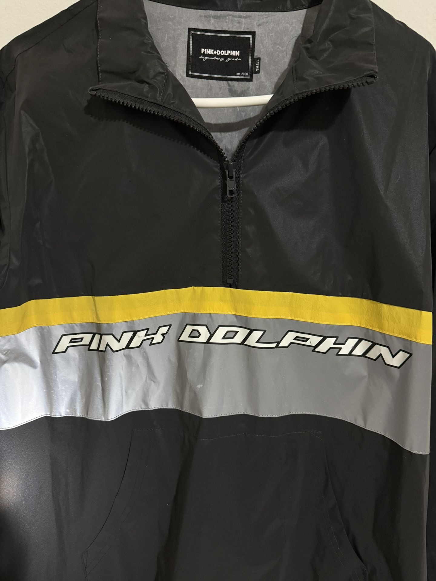 Pink Dolphin Black and Yellow Jacket