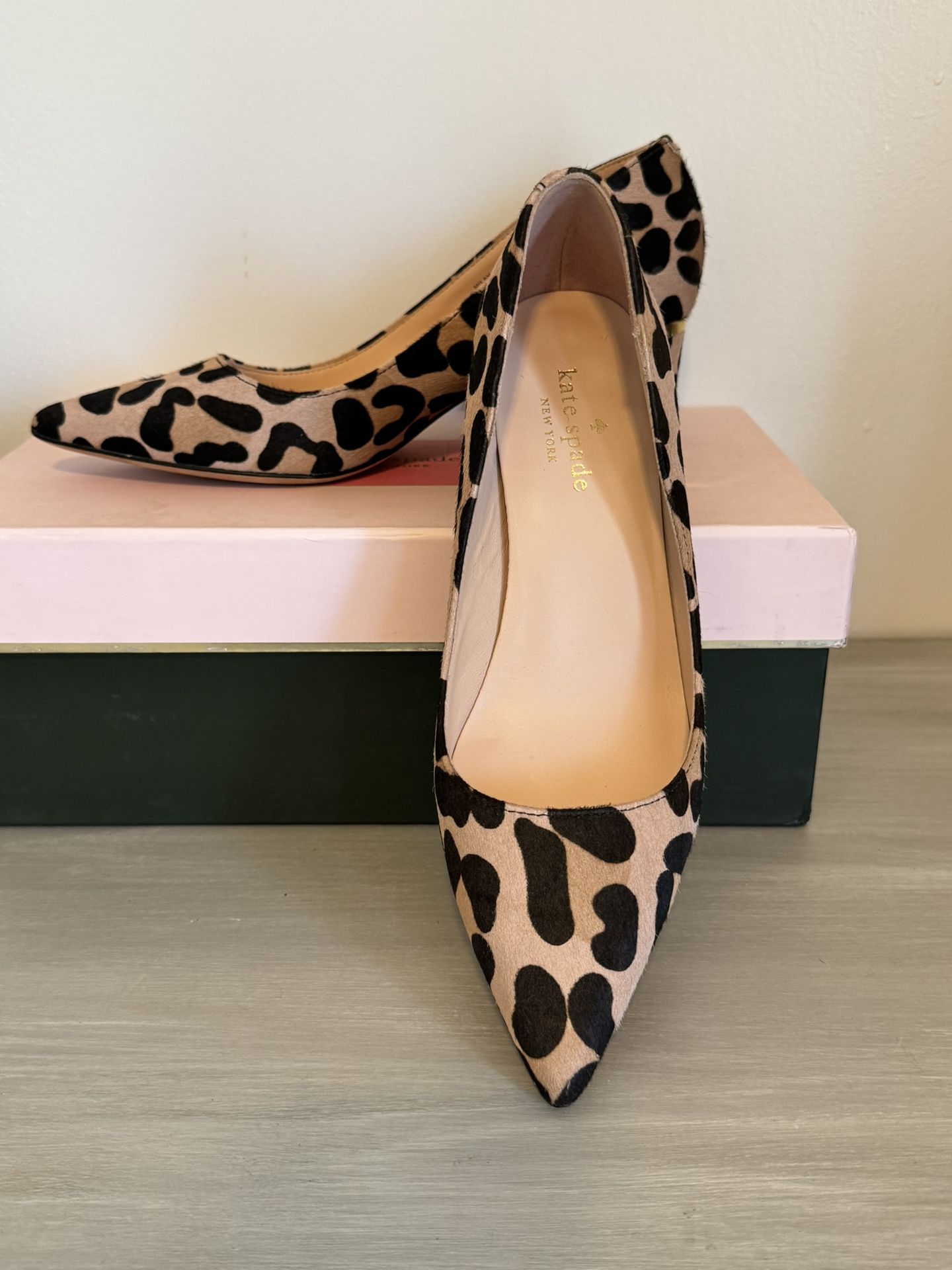 New Kate Spade Leopard Print Pumps