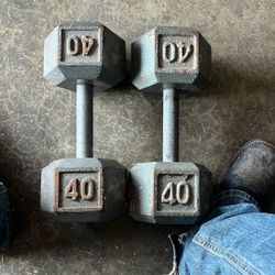 40lb Dumbbells 