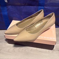 Cream Wedge 1.5 Inch 6.5 Womens