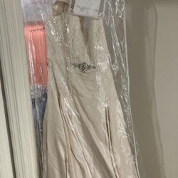 Rose White Wedding Dress Size 10 