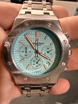 Ap Blue dial watch