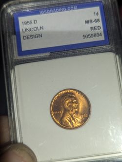 1955 D Lincoln Cent Wheat Reverse