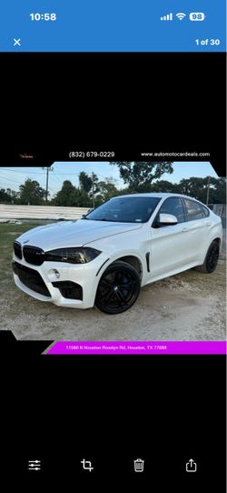 BMW X6 M White SUV