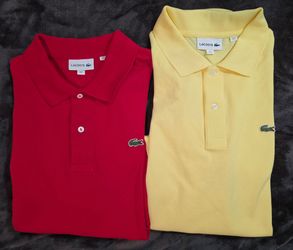 New XL Lacoste  polo shirts