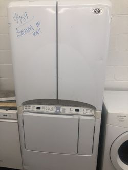 Maytag Electric Dryer Laundry Center! Steamer on Top! Guaranteed! Maytag Electric Dryer Top is a fully functional steamer! Never pay Dry Cleanin