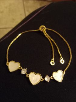 Arm Candy LA Luxe Collection Gold Heart Bracelet