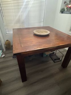 Solid Wood Pub Table