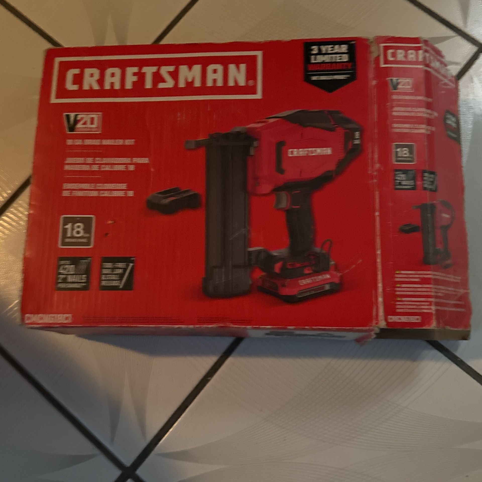 Craftsman 18GA Brad Nailer Kit
