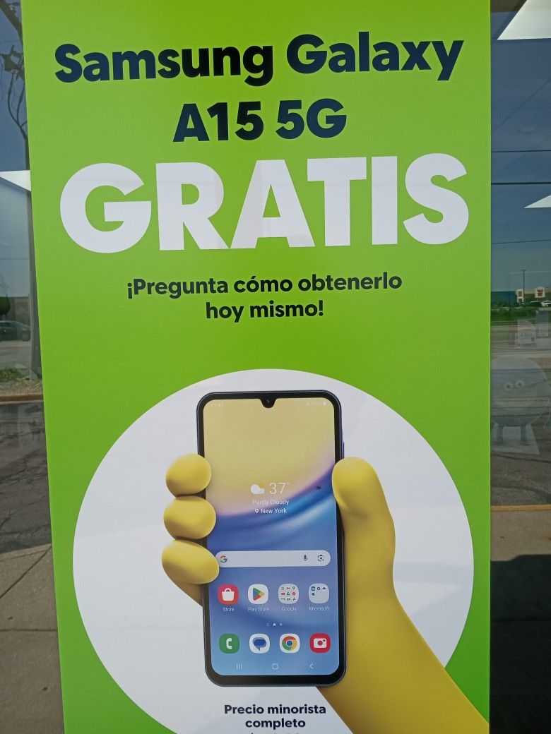 Samsung Galaxy A15 On Us!!