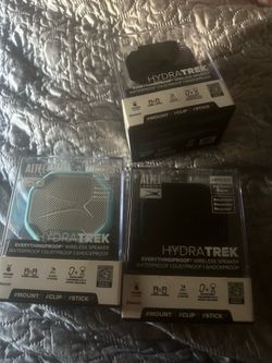 Hydra trek Waterproof speakers 3 for 60dollars