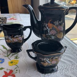 Lote De Tetera Azúcar Y Crema 