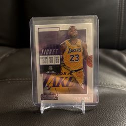 2018/19 Panini Contenders LeBron James Lakers Card