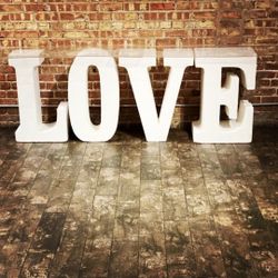 "LOVE" Table Letters - For SALE
