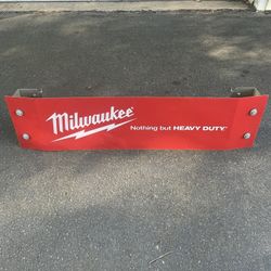 MILWAUKEE TOOLS Commercial Steel 4’ x 12” In-Store Garage Shop Sign Display