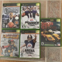 Xbox games with manuals.   $15 each