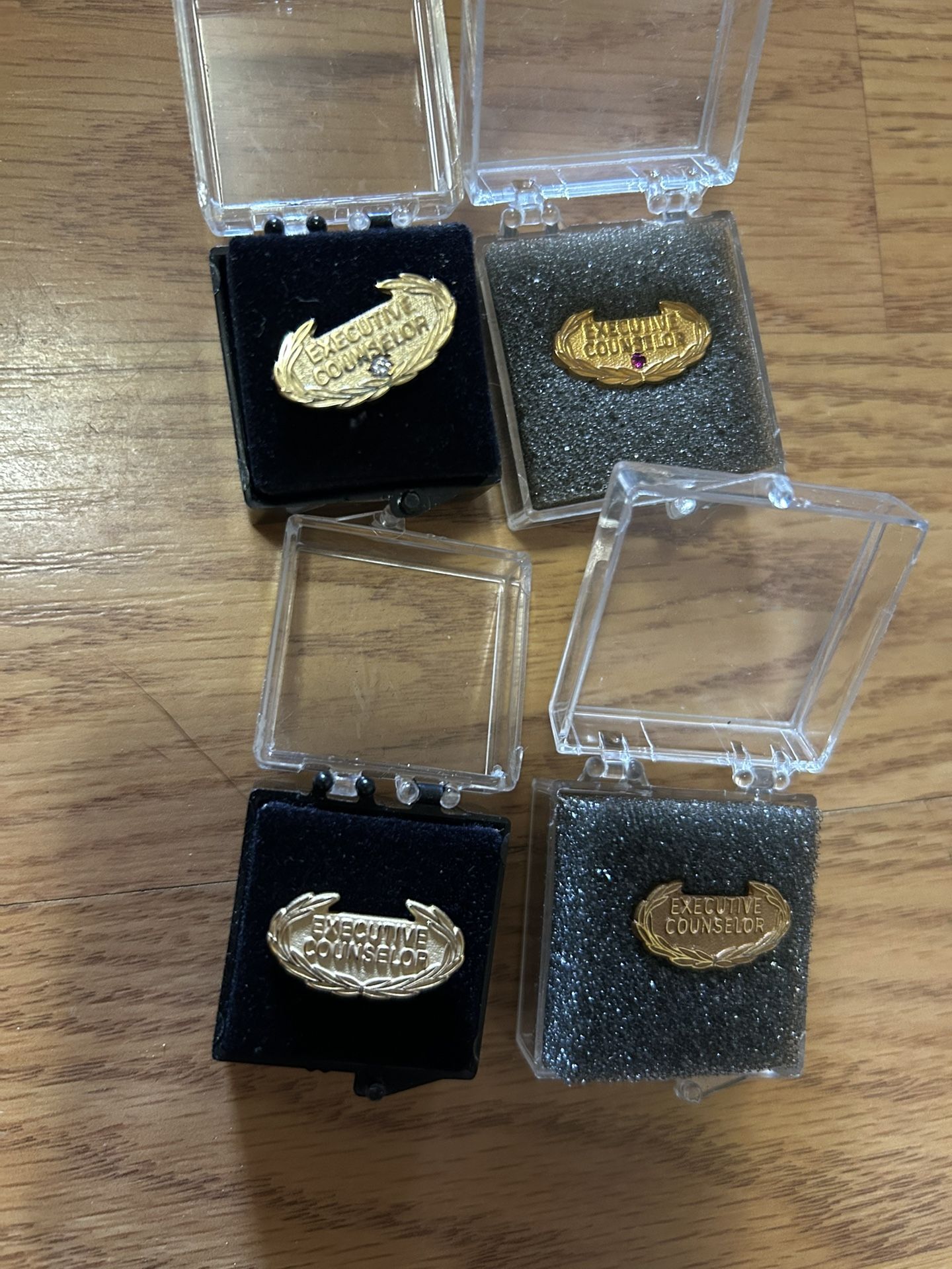 Pins EXECUTIVE COUNSELOR  each one 8$