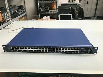 2 NETGEAR ProSafe GSM7248 Gigabit Ethernet Switch - 48 Ports - Manageable $150 ea