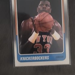 1988 Fleer Patrick Ewing Basketball Card 