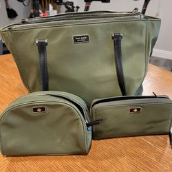 Kate Spade Work bag, Wallet And Makeup Bag