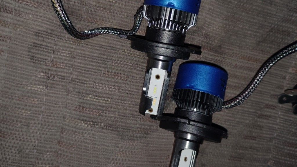 H4 Led Blue  White And Strobe  New