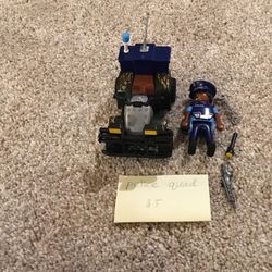 Playmobil Police Quad Set with Figure