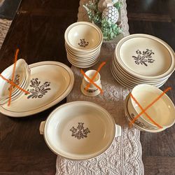 Vintage Pfaltzgraff Stoneware Set
