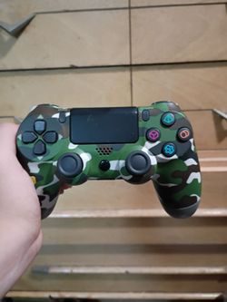 New PS4 controller Blue Camo Fully Working and Tested DualShock 4