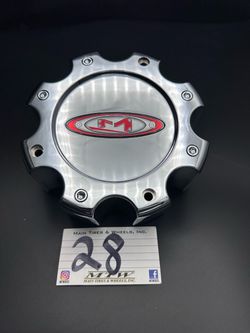 Vintage Logo Moto Metal Chrome 8 Lug Bolt On Wheel Center Cap MO957 MO959 MO961 MO964 MO965