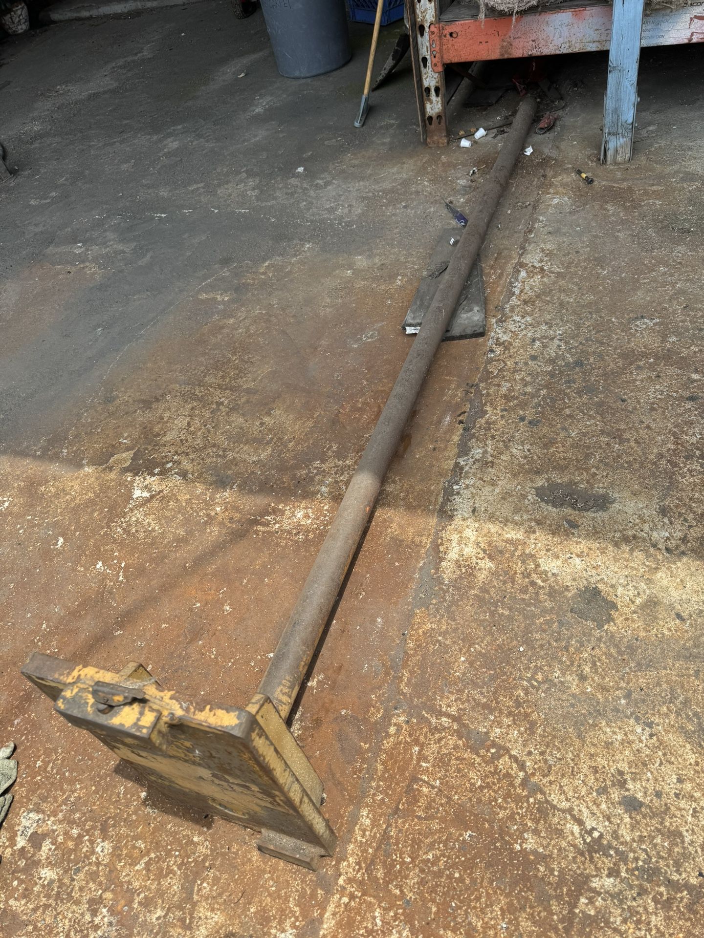 Forklift Carpet Roll Pole