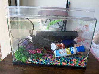 Glass Aquarium Tank with Accessories