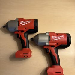 Milwaukee M18 18V Lithium-Ion Brushless 1/2 in. High Torque Impact Wrench TOOL ONLY $220 For EACH TEO AVAILABLE