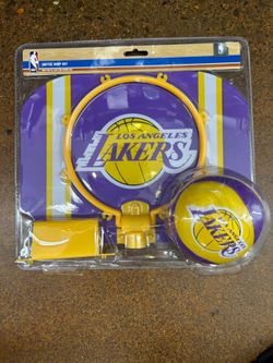 LA Lakers Softee Basketball Hoop Set