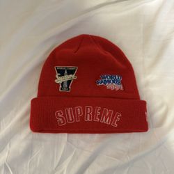 New Supreme Red Beanie 