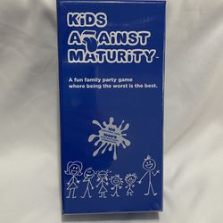 Kids Against Maturity, A Fun Family Party Game Age 10+4+ Players Funny Card Game