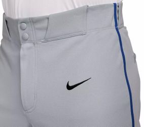 Nike Baseball Pants with Royal Blue Piping