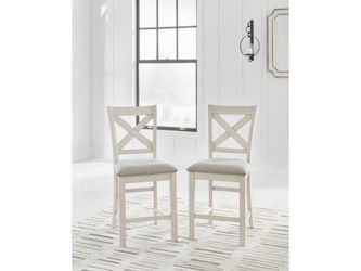 Robbinsdale Antique White Counter Height Dining Chair (Set of 2)